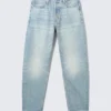Ray Mid Rise Relaxed Tapered Jeans – Seventeen Blue – Medium Blue