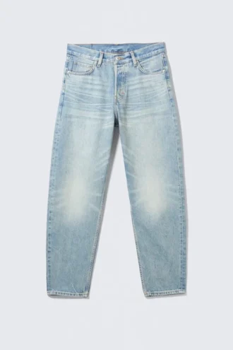 Ray Mid Rise Relaxed Tapered Jeans – Seventeen Blue – Medium Blue