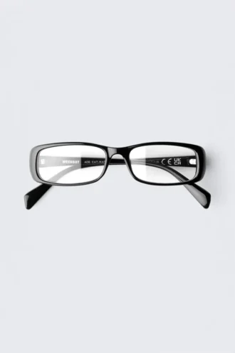 Rectangular Blue Light Glasses – Black