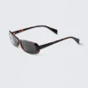 Rectangular Sunglasses – Brown Tortoiseshell