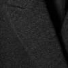 Recycled Wool Blend Coat – Dark Grey