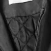 Reed Coated Biker Jacket – Washed Black