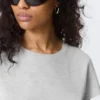 Regular Fit Mini T-Shirt – Grey Melange