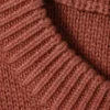 Regular Knitted Cotton Sweater – Dusty Coral