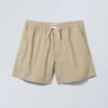 Regular Oxford Shorts – Beige