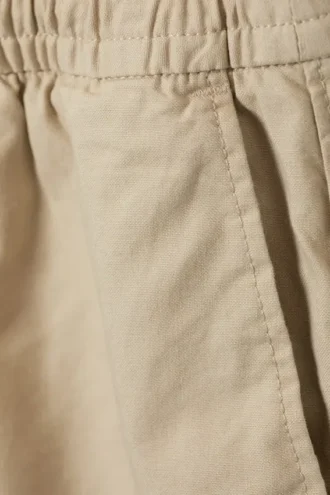 Regular Oxford Shorts – Beige
