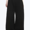 Relaxed Barrel Leg Scuba Sweatpants – Black