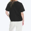 Relaxed Boxy Cotton T-Shirt – Black