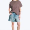 Relaxed Boxy Cotton T-Shirt – Grey