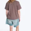 Relaxed Boxy Cotton T-Shirt – Grey