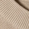 Relaxed Boxy Knitted Sweater – Beige