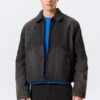 Relaxed Boxy Zip Jacket – Black
