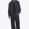Relaxed Checked Cotton Shirt – Checked Grey – Contrast Denim