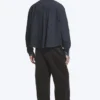 Relaxed Checked Cotton Shirt – Checked Grey – Contrast Denim