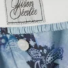 Relaxed Cotton Boxer Shorts – Blue Paisley Print