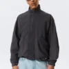 Relaxed Cotton Canvas Jacket – Washed Black