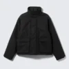 Relaxed Cotton Jacket – Black
