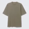 Relaxed Fit T-Shirt – Dusty Khaki Green