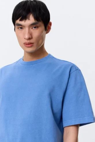 Relaxed Fit T-Shirt – Washed Blue