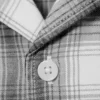 Relaxed Flannel Pyjama Shirt – Checked White