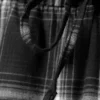 Relaxed Flannel Pyjama Trousers – Checked Black