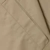 Relaxed Funnel-Neck Cotton Jacket – Beige