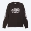 Relaxed Graphic Long-Sleeved T-Shirt – Black