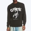 Relaxed Graphic Long-Sleeved T-Shirt – Black – Scorpio