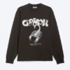 Relaxed Graphic Long-Sleeved T-Shirt – Black – Scorpio