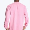 Relaxed Graphic Long-Sleeved T-Shirt – Pink – Logos