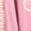 Relaxed Graphic Long-Sleeved T-Shirt – Pink – Logos