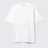 Relaxed Graphic Printed T-Shirt – White – Afterwards