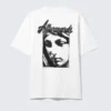 Relaxed Graphic Printed T-Shirt – White – Afterwards