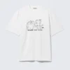 Relaxed Graphic Printed T-Shirt – White – Reclaim Your Wisdom