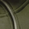 Relaxed Heavy Half Zip Sweater – Dark Khaki Green