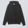 Relaxed Heavy Hoodie – Black