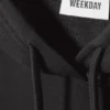 Relaxed Heavy Hoodie – Black