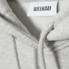Relaxed Heavy Hoodie – Grey Melange