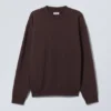 Relaxed Heavyweight Sweatshirt – Dark Purple