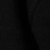 Relaxed Knitted Hoodie – Black