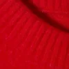 Relaxed Knitted Sweater – Red