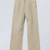 Relaxed Linen Trousers – Ecru