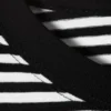 Relaxed Long-Sleeved Cotton T-Shirt – Black & White Stripes