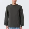 Relaxed Long-Sleeved T-Shirt – Dark Grey