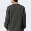Relaxed Long-Sleeved T-Shirt – Dark Grey