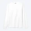 Relaxed Long-Sleeved T-Shirt – White