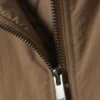 Relaxed Nylon Bomber Jacker – Dusty Brown