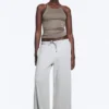 Relaxed Pyjama Trousers – Light Dusty Grey