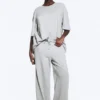 Relaxed Pyjama Trousers – Light Dusty Grey