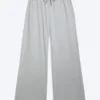 Relaxed Pyjama Trousers – Light Dusty Grey